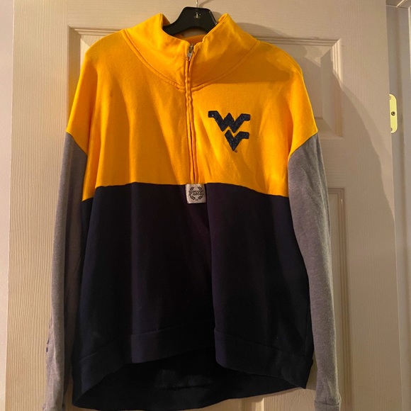wvu sherpa pullover